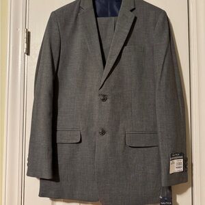 Nautica Boys Charcoal Suit